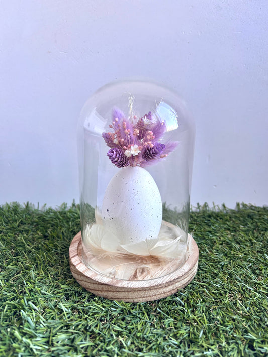 OK - kleine stolp met paasei en droogbloemen
Kleuren: Lila, wit en lichtroze
Hoogte 16cm
€24,00
Voorraad: 1