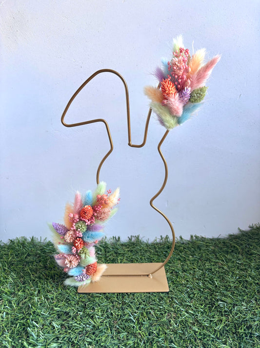 OK - Flowerhoop bunny met pastelkleuren
Flowerhoop in goud
Hoogte: 30cm
€26,00
Voorraad: 1
Paascollectie 