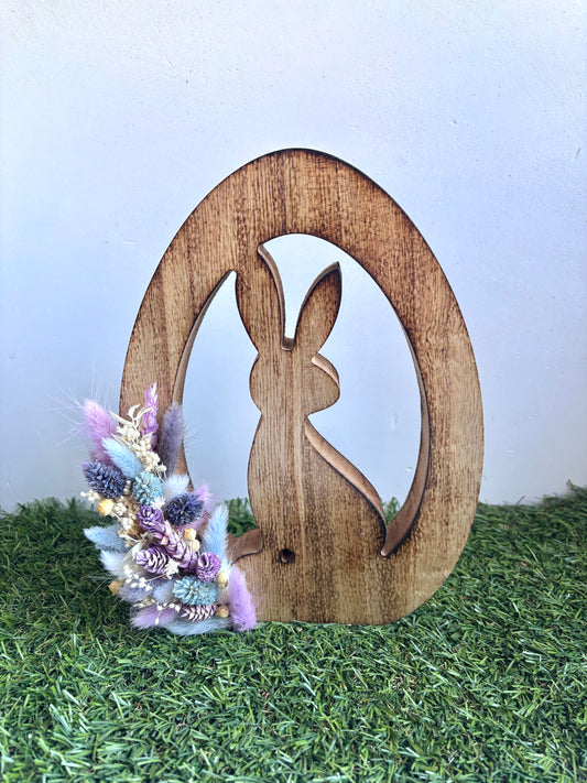 OK - Houten paasei met een konijn in.
Kleuren: lila, paars, lichtblauw en wit
Hoogte: 24cm
€19,90
Voorraad: 1
Paascollectie